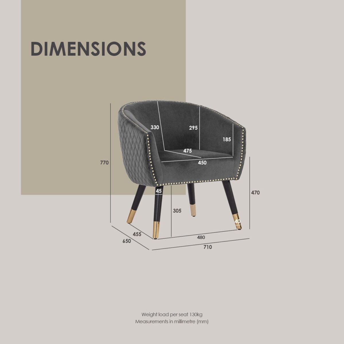 ARCTUS FABRIC LOUNGE CHAIR - Image 6