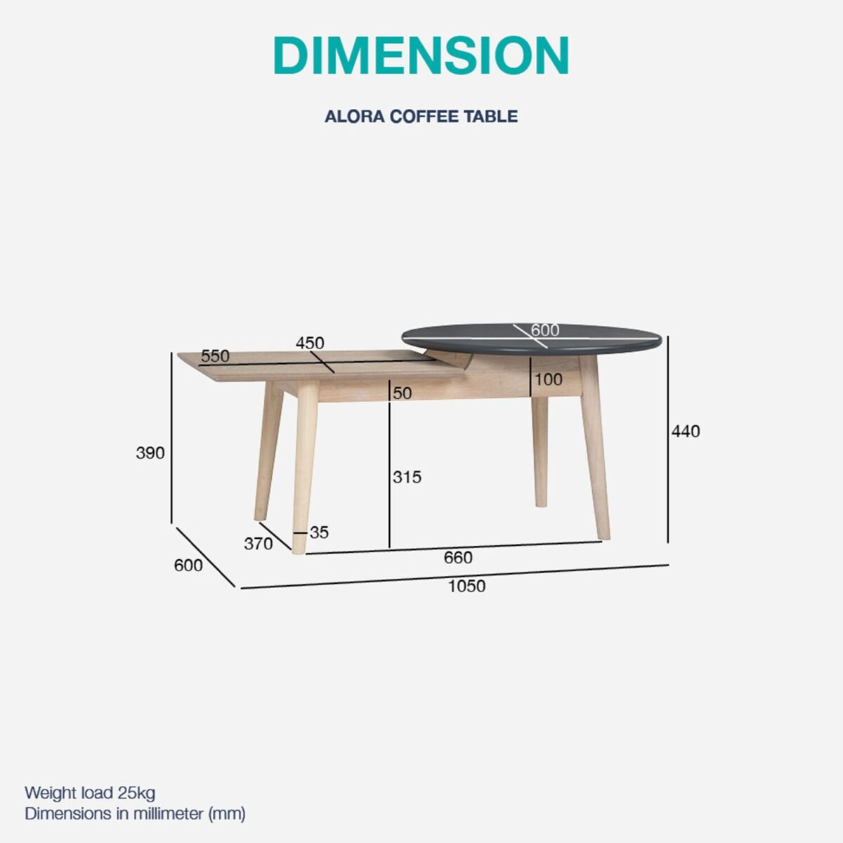 ALORA COFFEE TABLE - Image 7