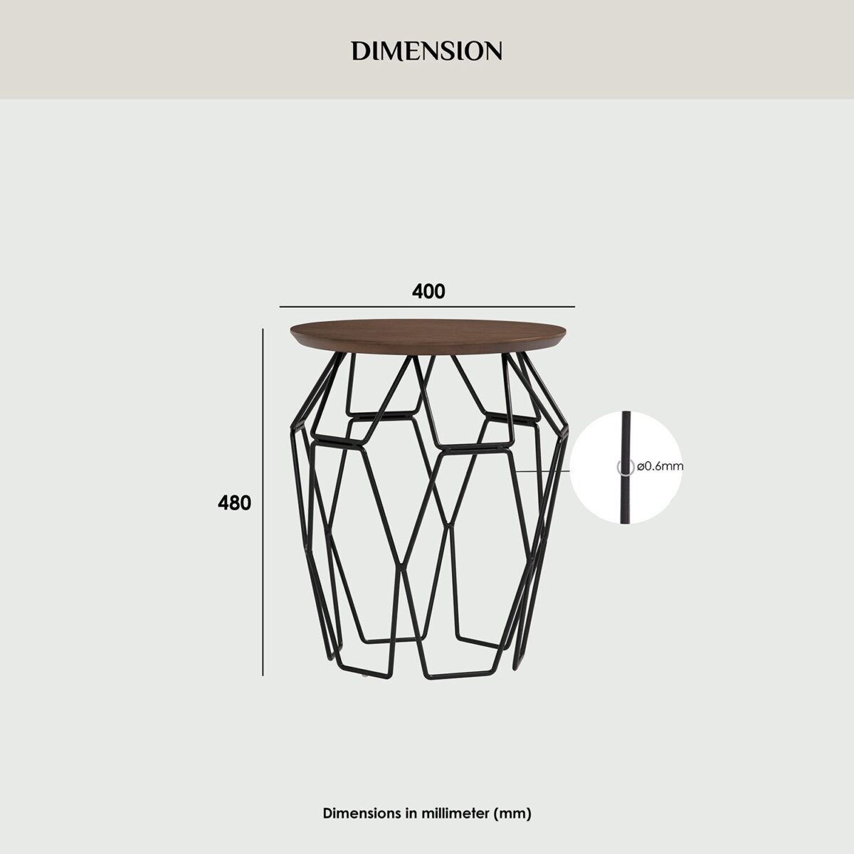 Nano Round Side Table - Image 6