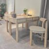 OAK VENEER CONSOLE TABLE