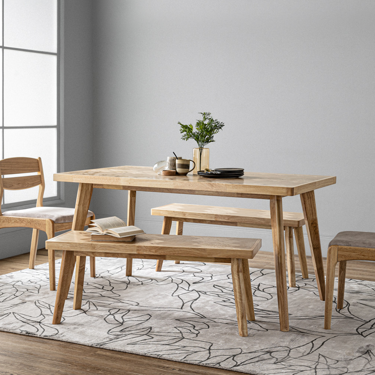 Solid Oak Veneer Dining Table Solid Oak Veneer Dining Table