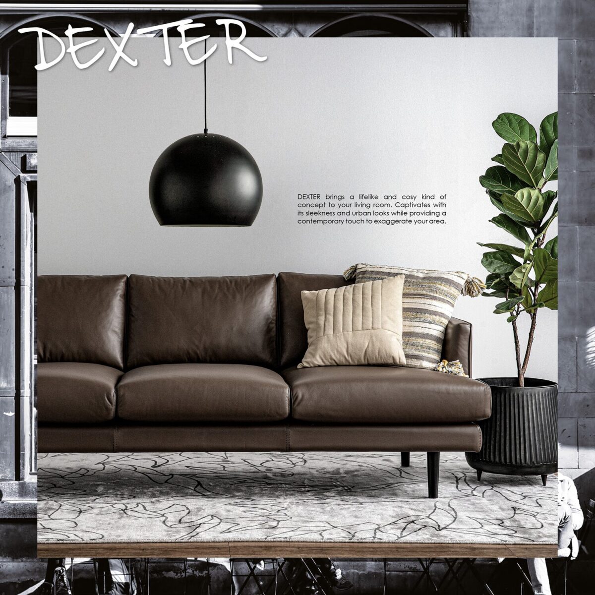 3 Seater L Shape Sofa