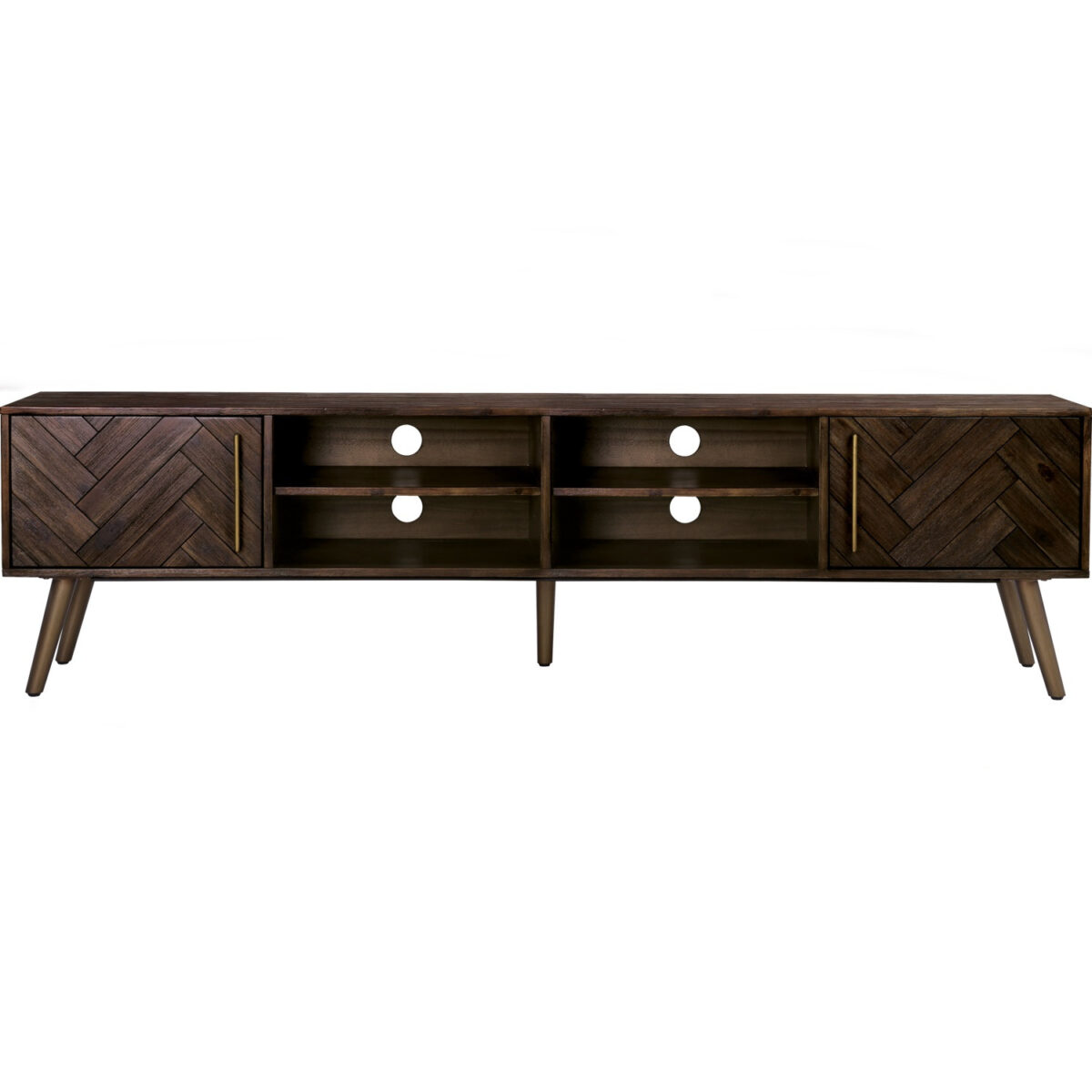 ACACIA VENEER 2.0M TV CABINET - Image 2