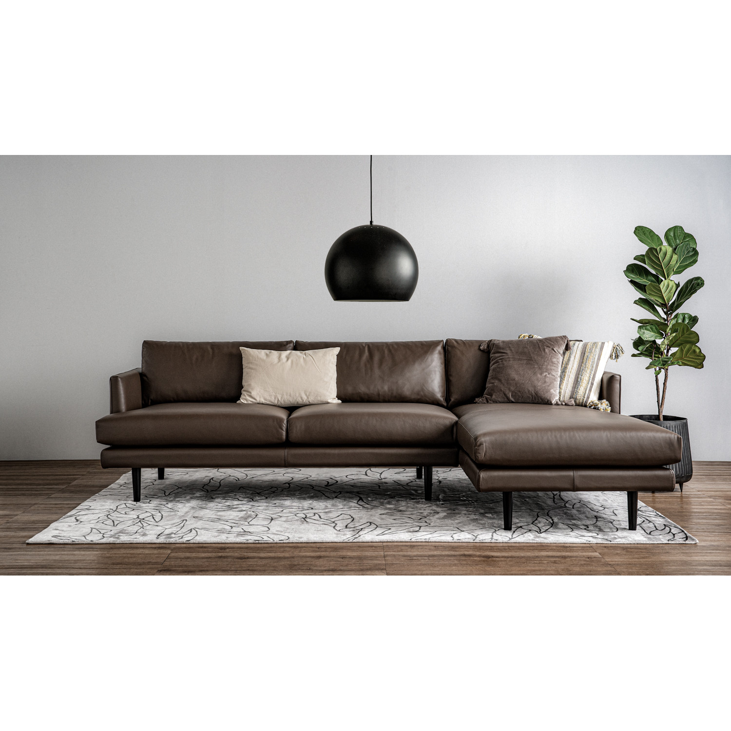 233279_s1-1500x1500 DEXTER L Shaped Sofa - Brownie - Image 1