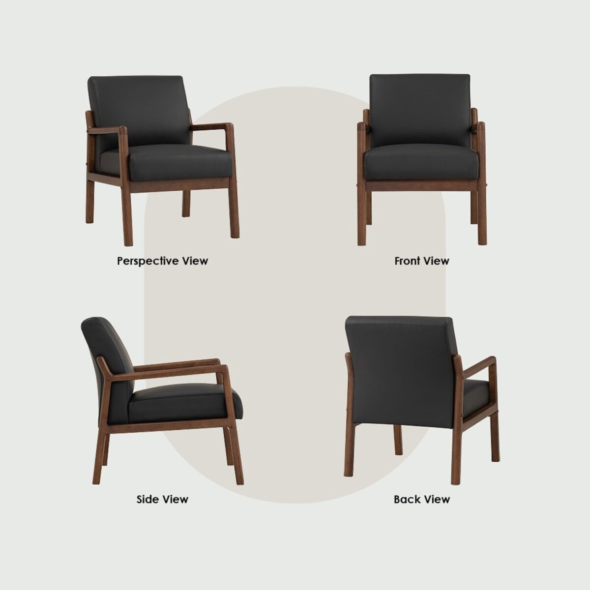 1 Seater Sofa Mendo - Image 3