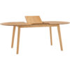 oak extendable dining table