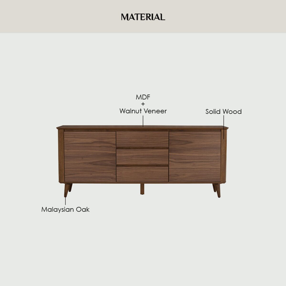1.8M DOVER Sideboard - Image 4