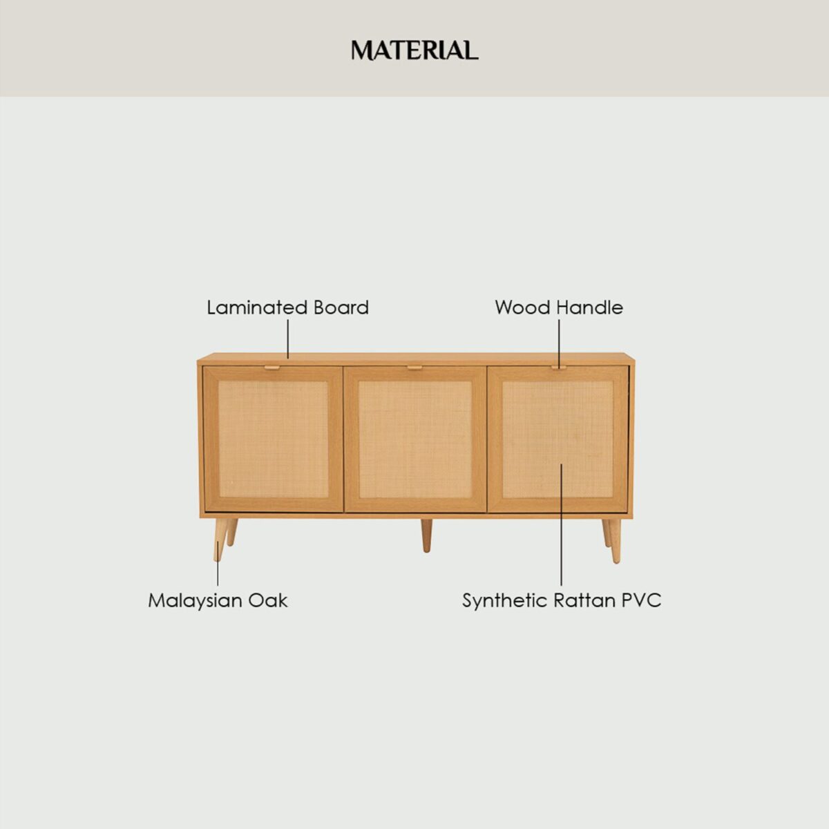 DUDLEY 1.5M SIDEBOARD - Image 4
