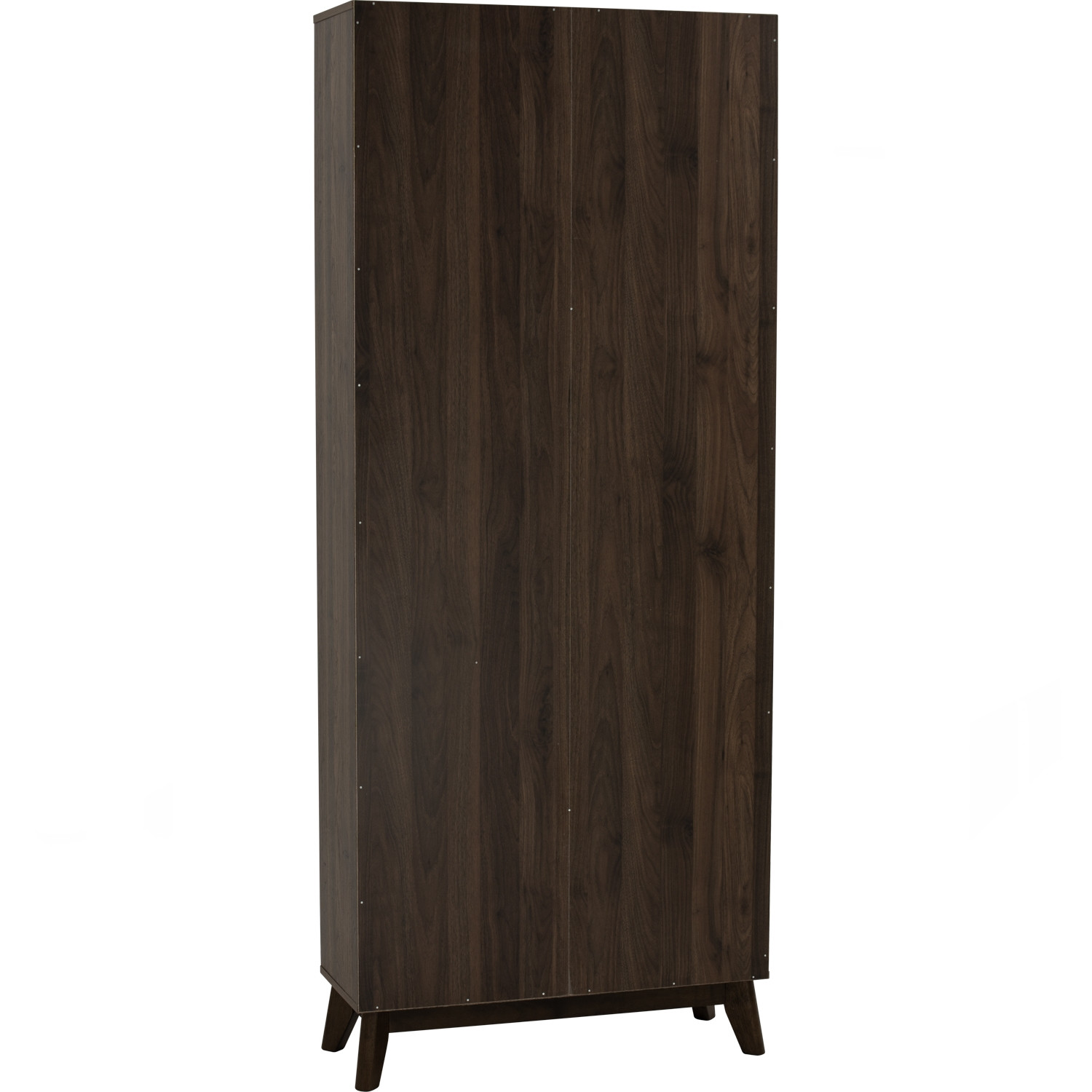Stylish Walnut Bookshelf Back Stylish Walnut Bookshelf Back