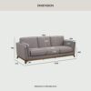 3 Seater Sofa Ceni - Image 5