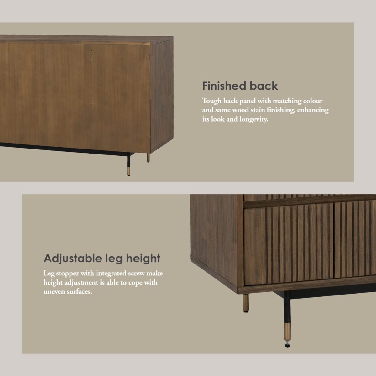 ACACIA VENEER DRESSER - Image 5