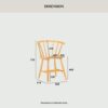 CALEY DINING CHAIR - Image 5