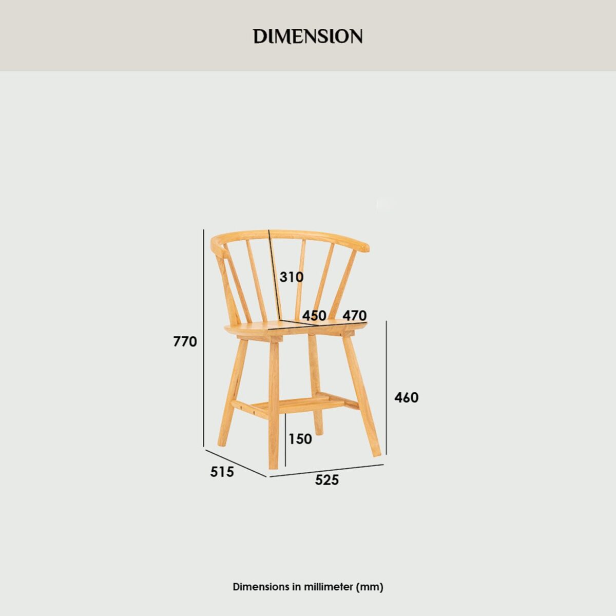 CALEY DINING CHAIR - Image 5