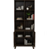 Stylish Walnut Bookshelf front