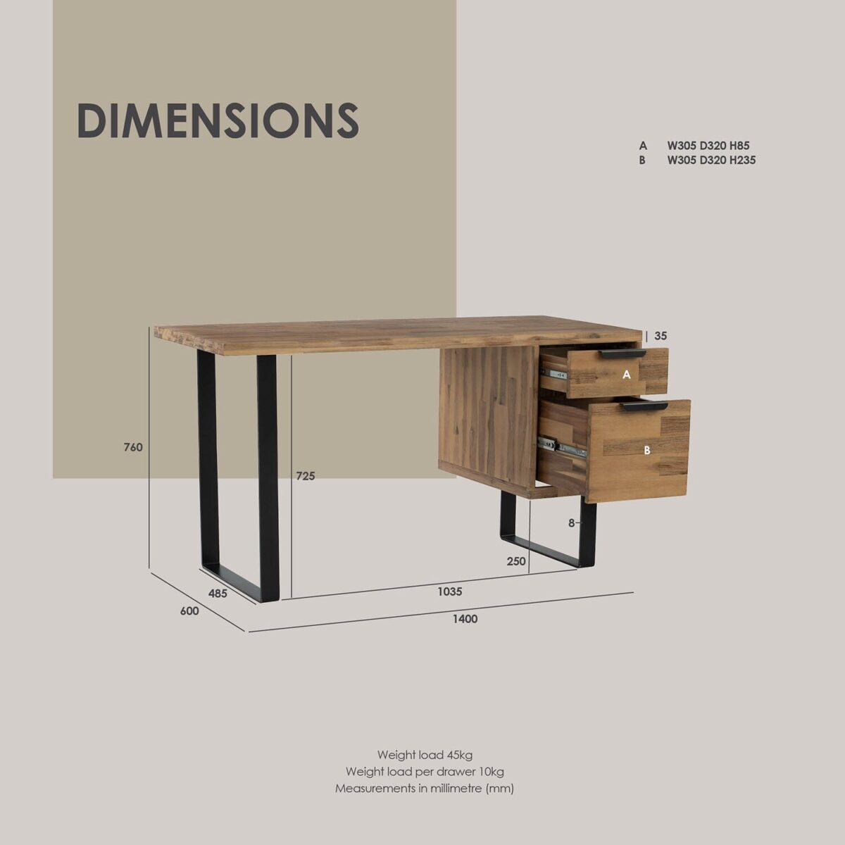 BRINHILL WORKING DESK - Image 6