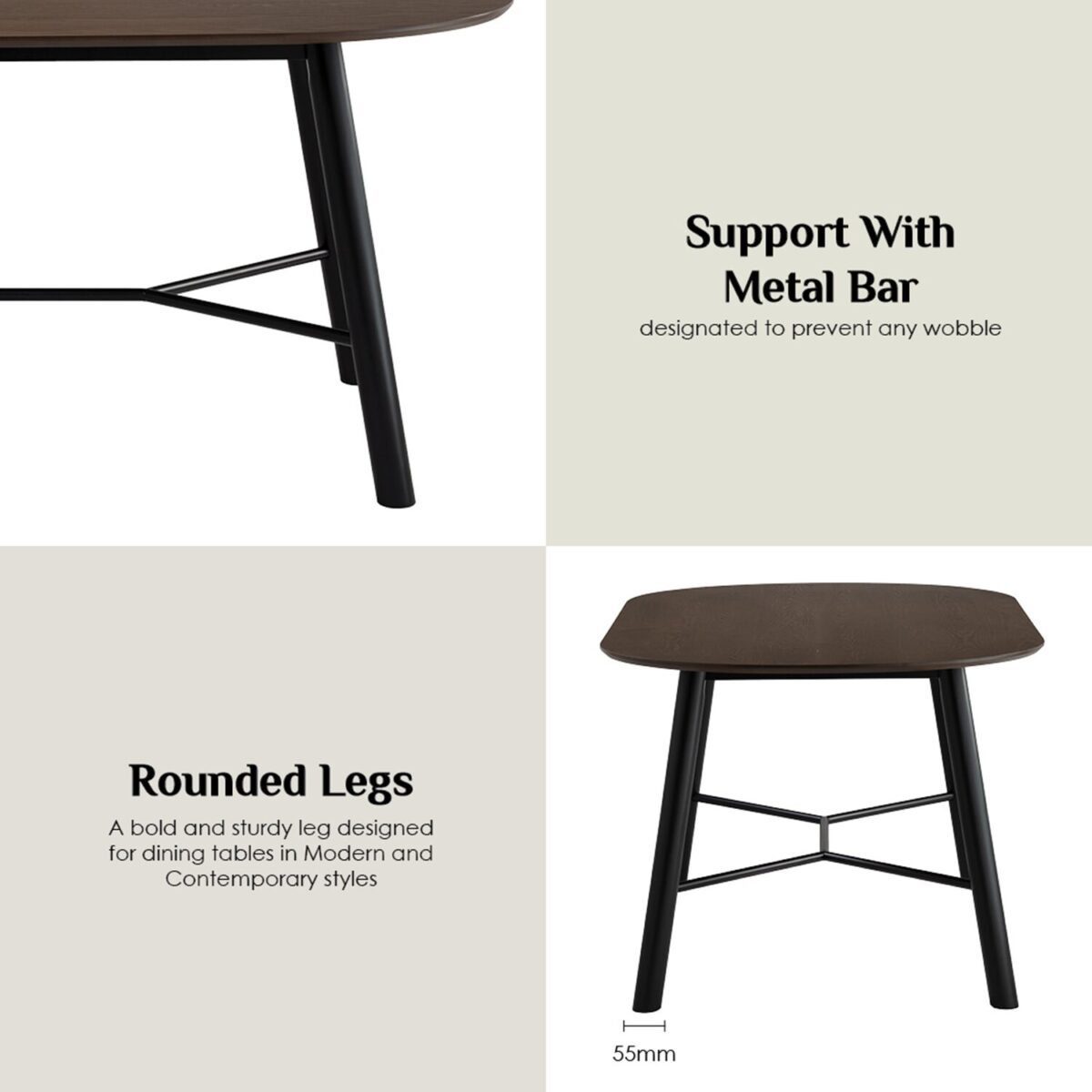 1.6M HAROLD Dining Table - Image 6