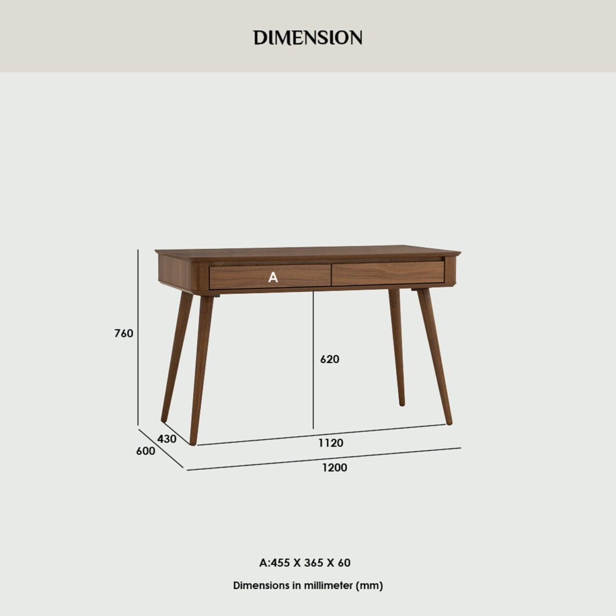 DOVER Working Desk - Image 6