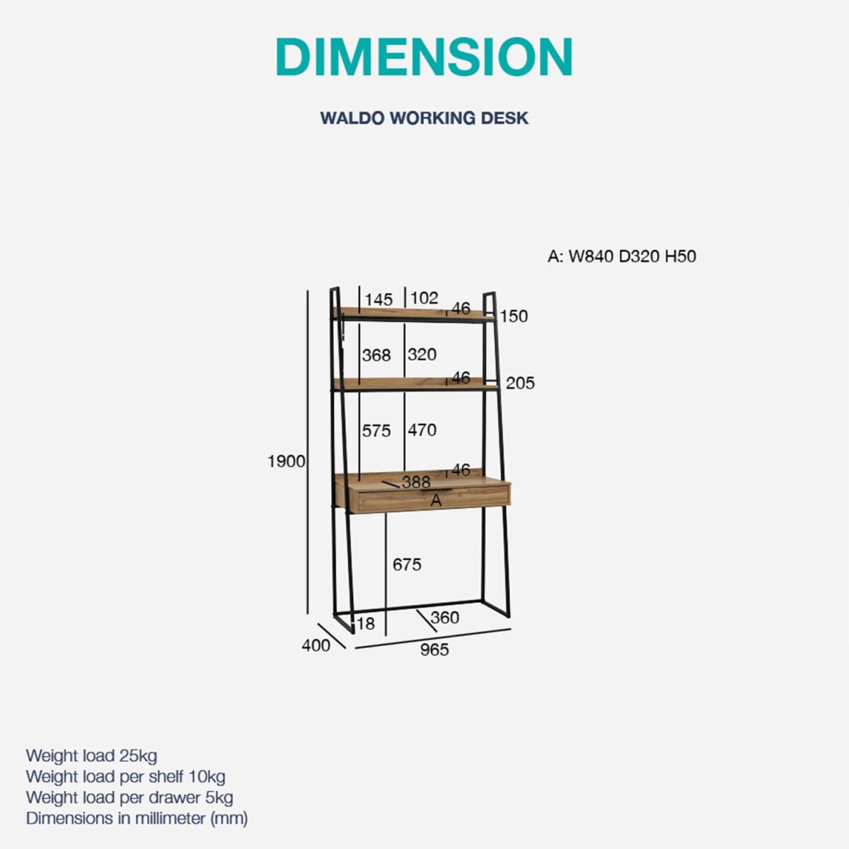 Waldo Working Desk For Small Spaces - Image 6