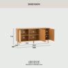 DUDLEY 1.5M SIDEBOARD - Image 7