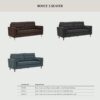 Royce 3 Seater Sofa Set for Sale - Image 7