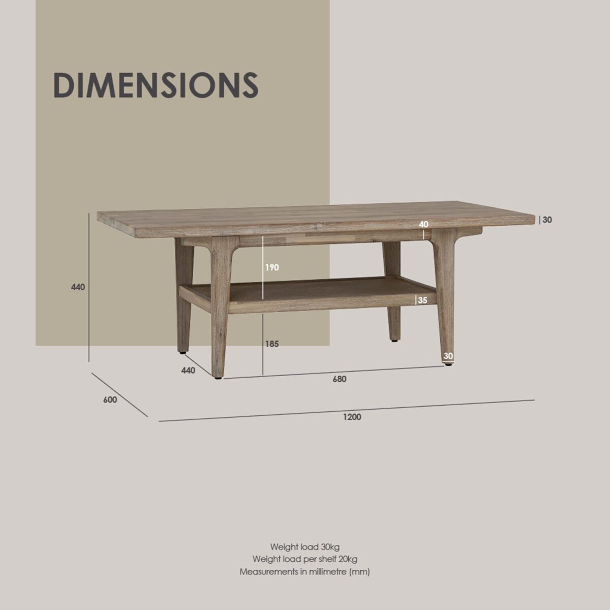 FORRES COFFEE TABLE - Image 7