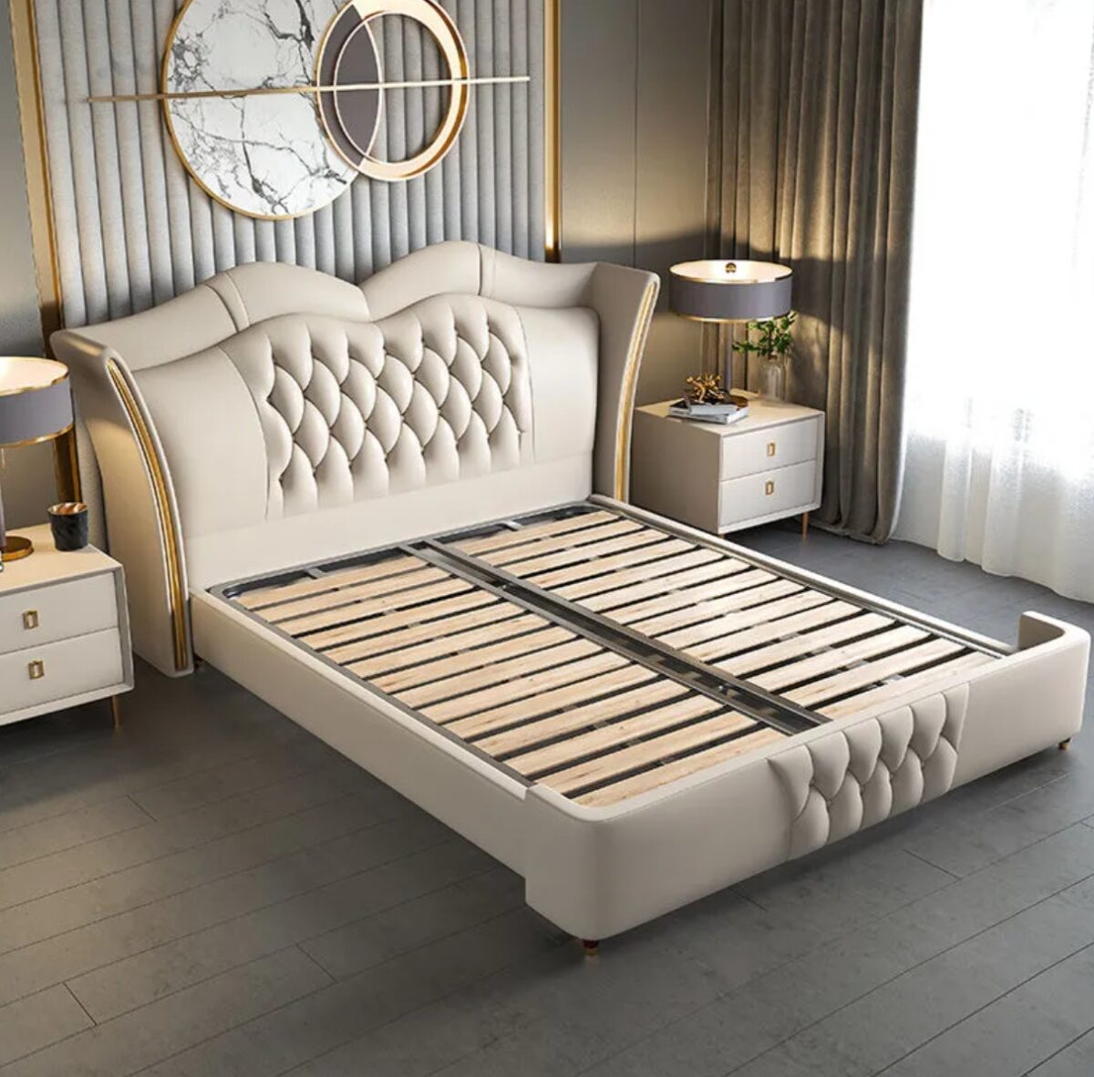 Dreamscape King Size 3 Piece Bedroom Suite Set - Image 3