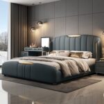 emerald green bed king size