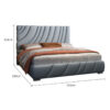 Modern King Size Luxury Bed - Image 5