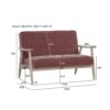 BAJA Velvet 2 Seater Sofa - Image 7