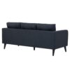 3 Seater Sofa Black - Image 2