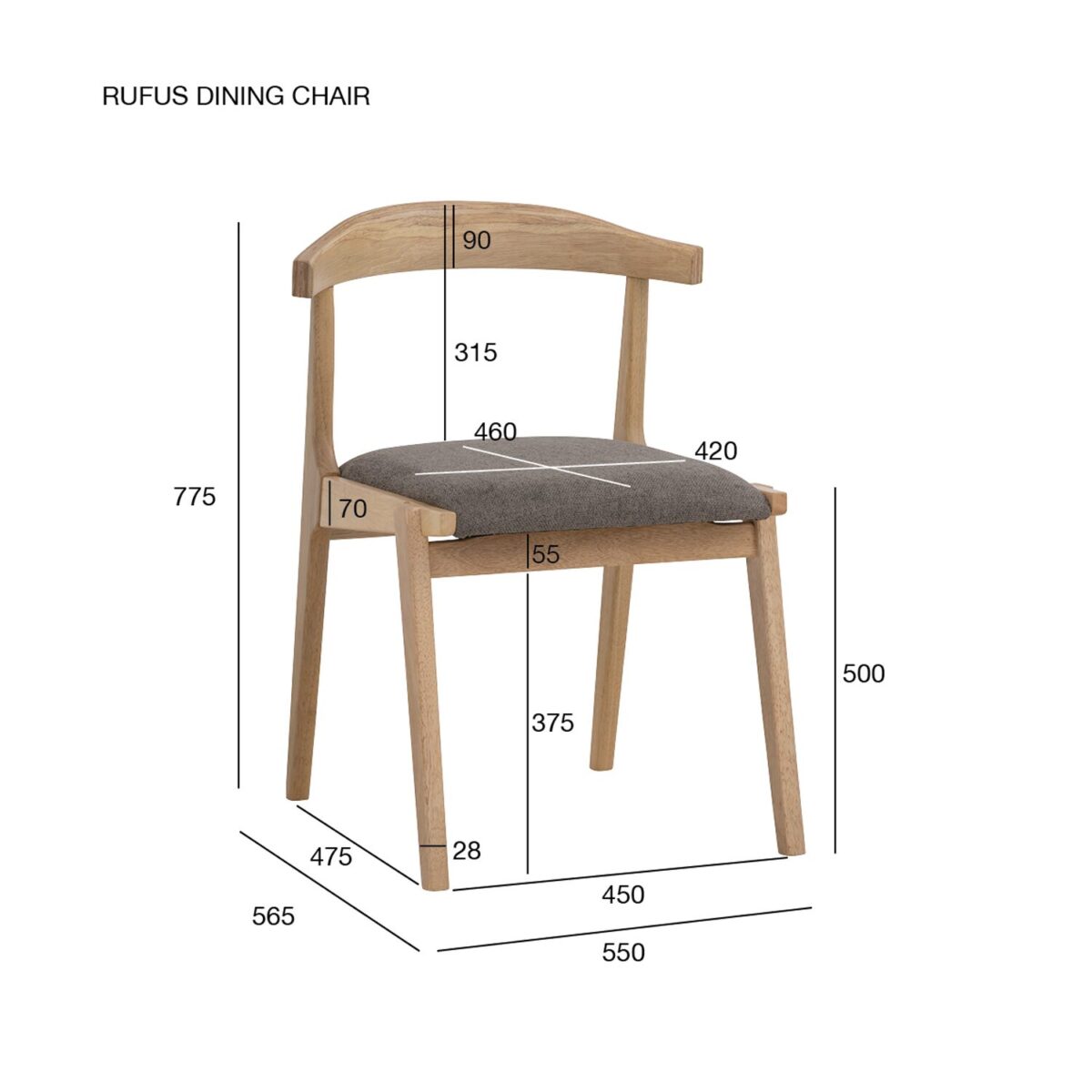 RUFUS Dining Chair - Image 5