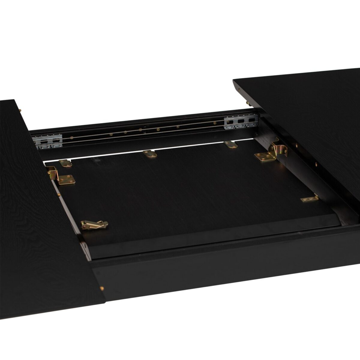 1.95M WERNER Extendable Dining Table - Black - Image 4