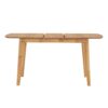 Arthur Oak Extendable Dining Room Table 1200+300