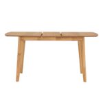Arthur Oak Extendable Dining Room Table 1200+300