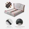 Imperial Genuine Leather King Bed Gas Lifting - Image 4