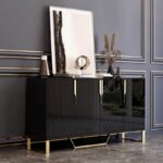 1.5M Throne Sideboard Cabinet - Black