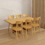 Oak Table & Kodee Chairs Dining Set