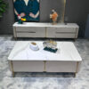 1.3M Elysia Solid Marble Stone Coffee Table - Image 7