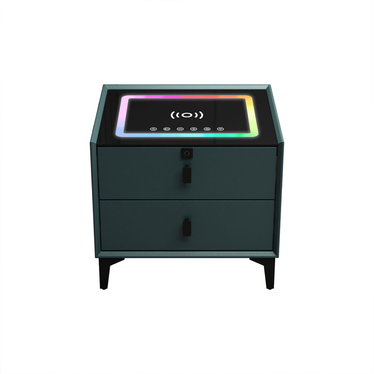 Emerald Smart Side Table with Bluetooth Speaker - Image 5