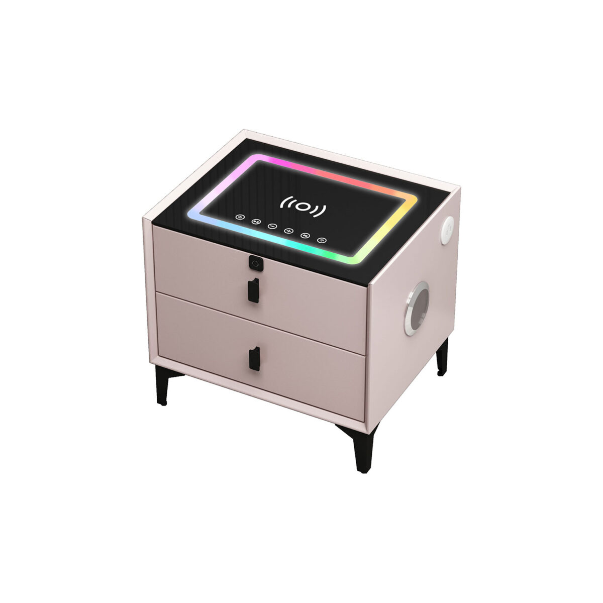 Rose Smart Side Table with Bluetooth Speaker - Image 4