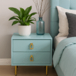 Leather Nightstand Side Table – Tosca