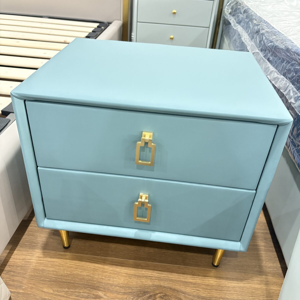 Leather Nightstand Side Table – Tosca - Image 5