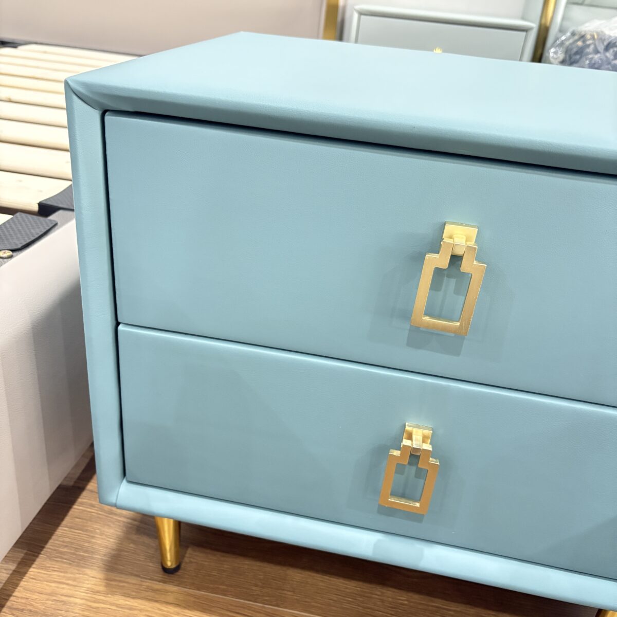 Leather Nightstand Side Table – Tosca - Image 4