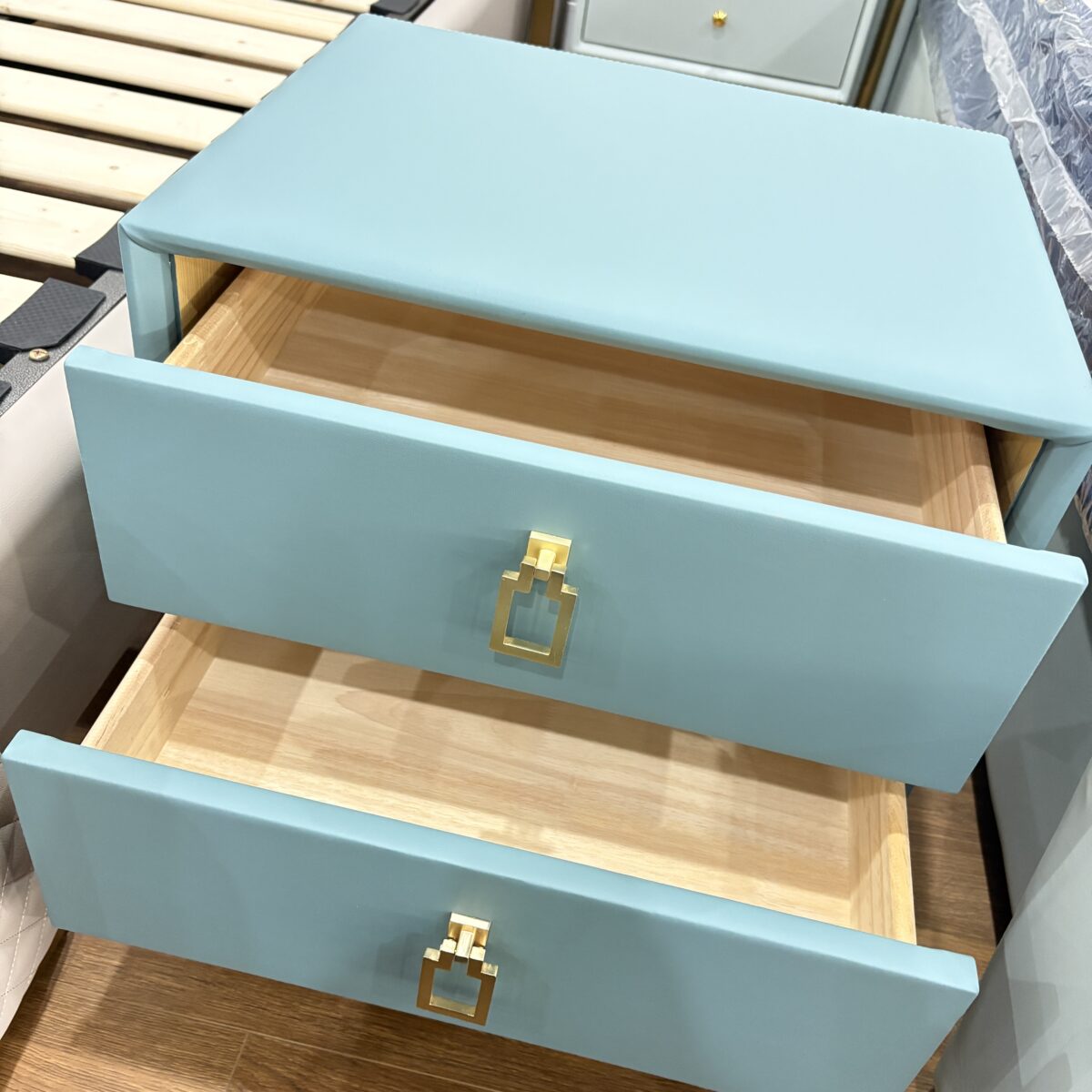 Leather Nightstand Side Table – Tosca - Image 3