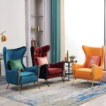 Throne Queen Velvet Armchair – Hand Sculpted Sheep