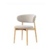 ANYA Linen Dining Chair - Natural