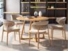 ANYA Linen Dining Chair - Natural - Image 3