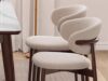 ANYA Linen Dining Chair - Cocoa - Image 3