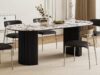 1.8M Anya Solid Marble Stone Dining Table - Image 2