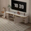 2.2M Ophelia Solid Marble Stone TV Stand - Image 7